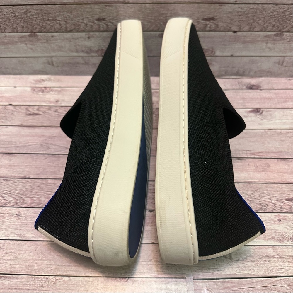 Rothy's Women’s Black and Blue Slip-On Loafers size 7.5 - Picture 8 of 10